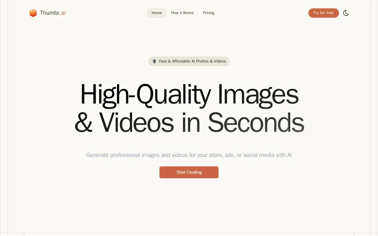 Thumbr.ai — preview screenshot