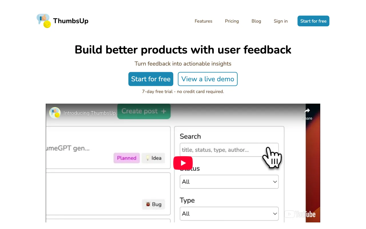 ThumbsUp — preview screenshot