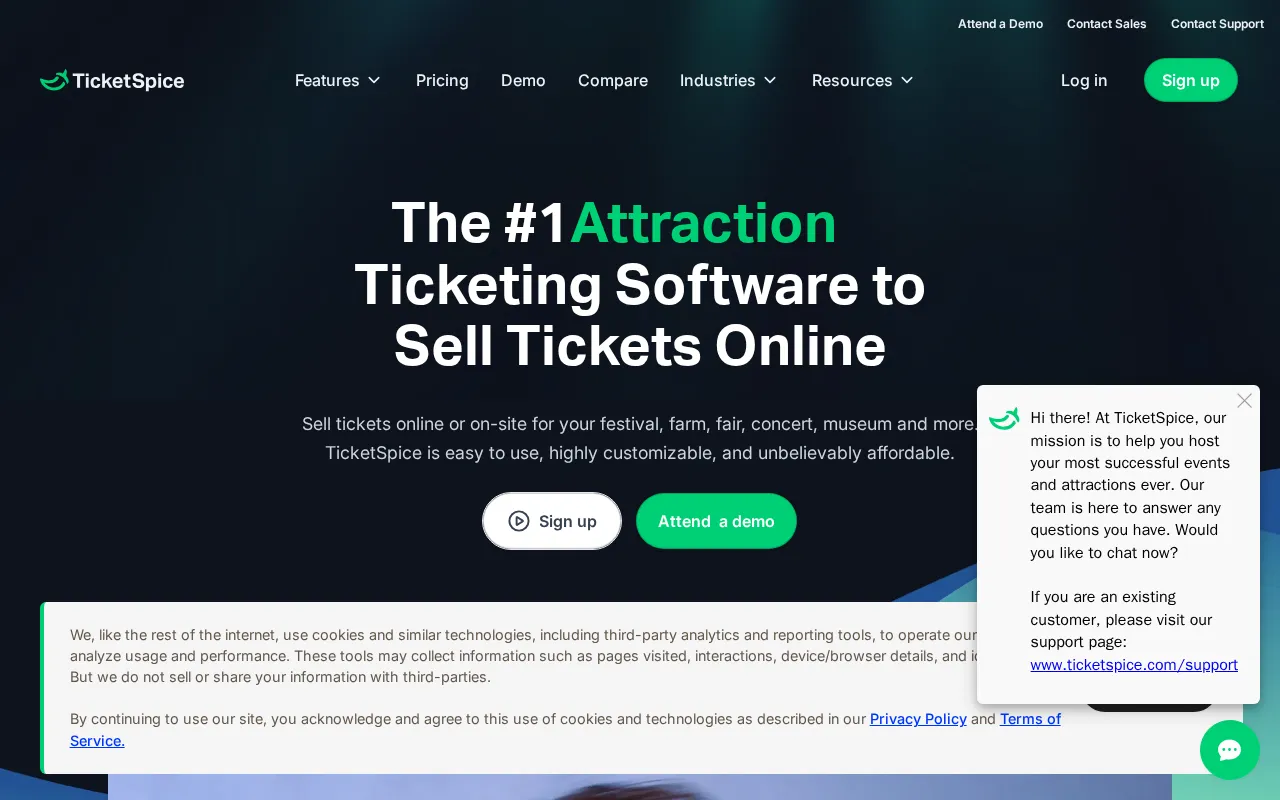 Ticketspice — preview screenshot