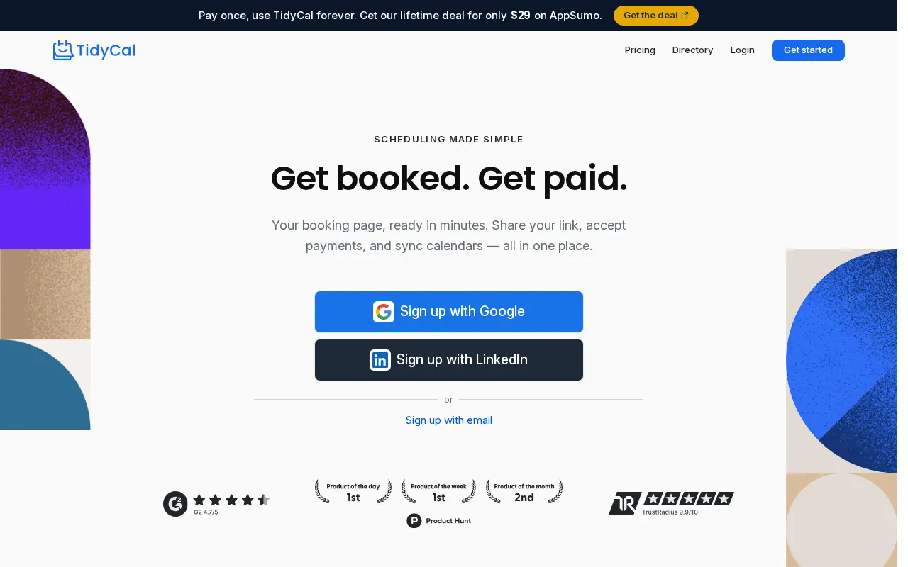Tidycal — preview screenshot