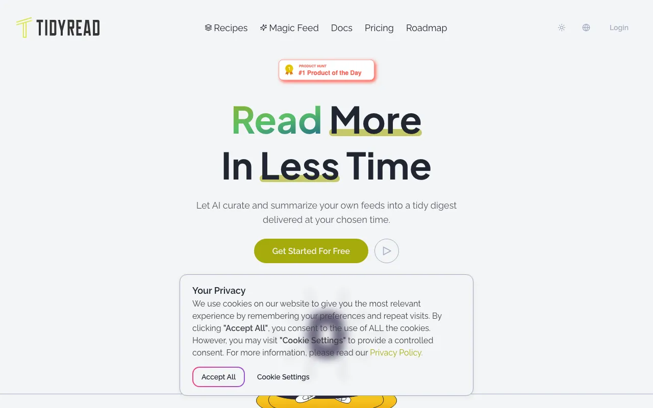 Tidyread — preview screenshot