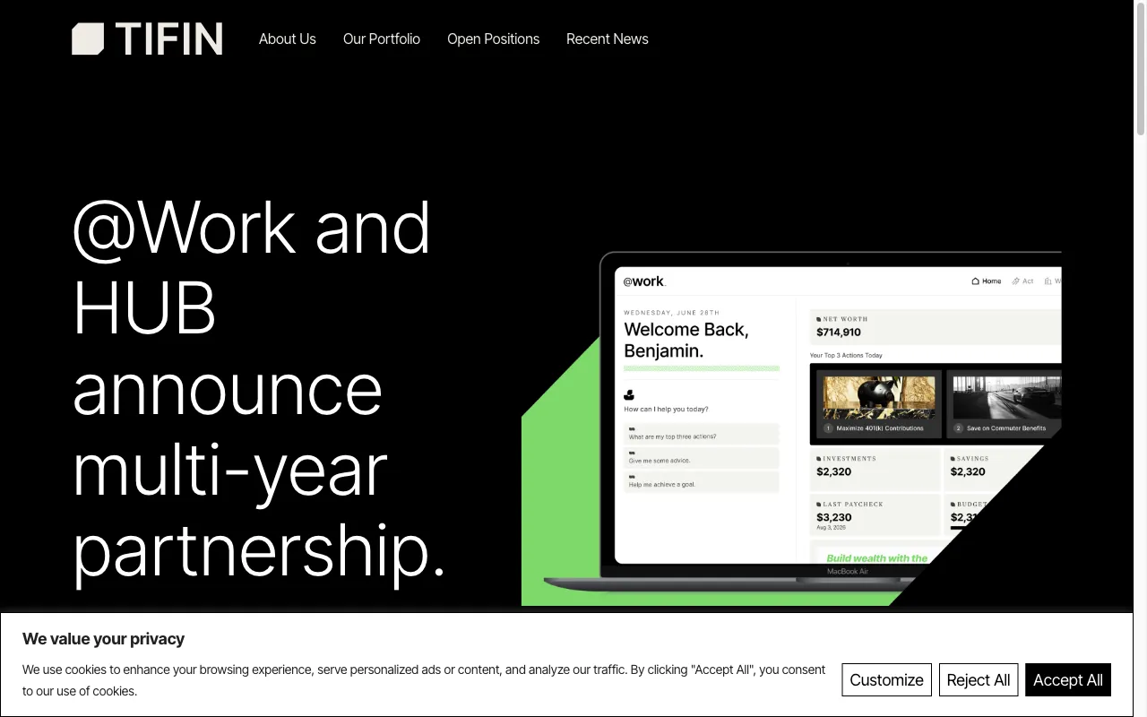 TIFIN — preview screenshot