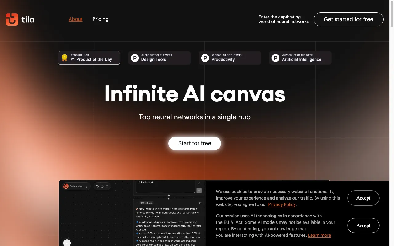 Tila AI — preview screenshot