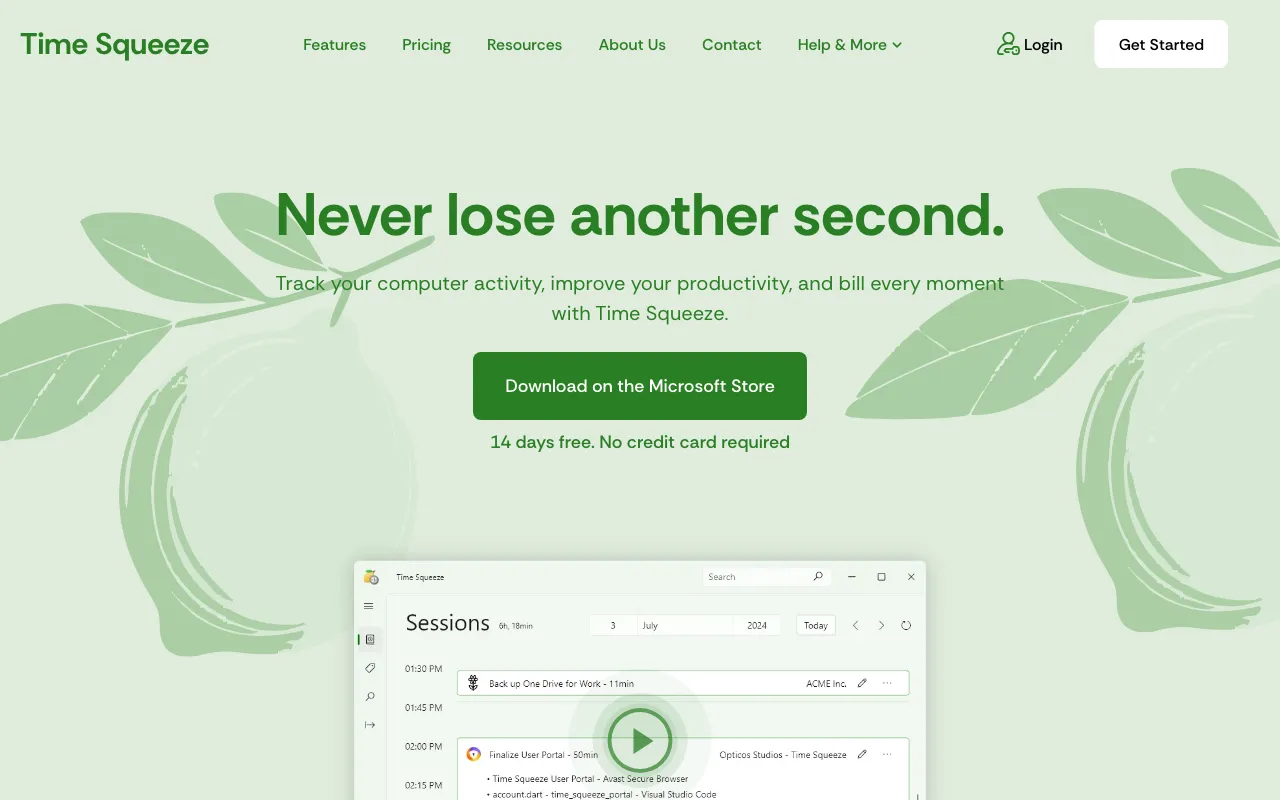 Time Squeeze — preview screenshot