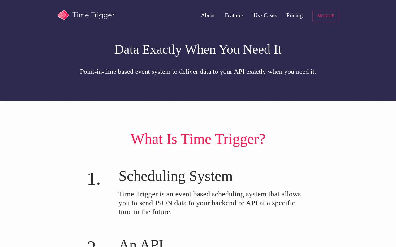 Time Trigger — preview screenshot