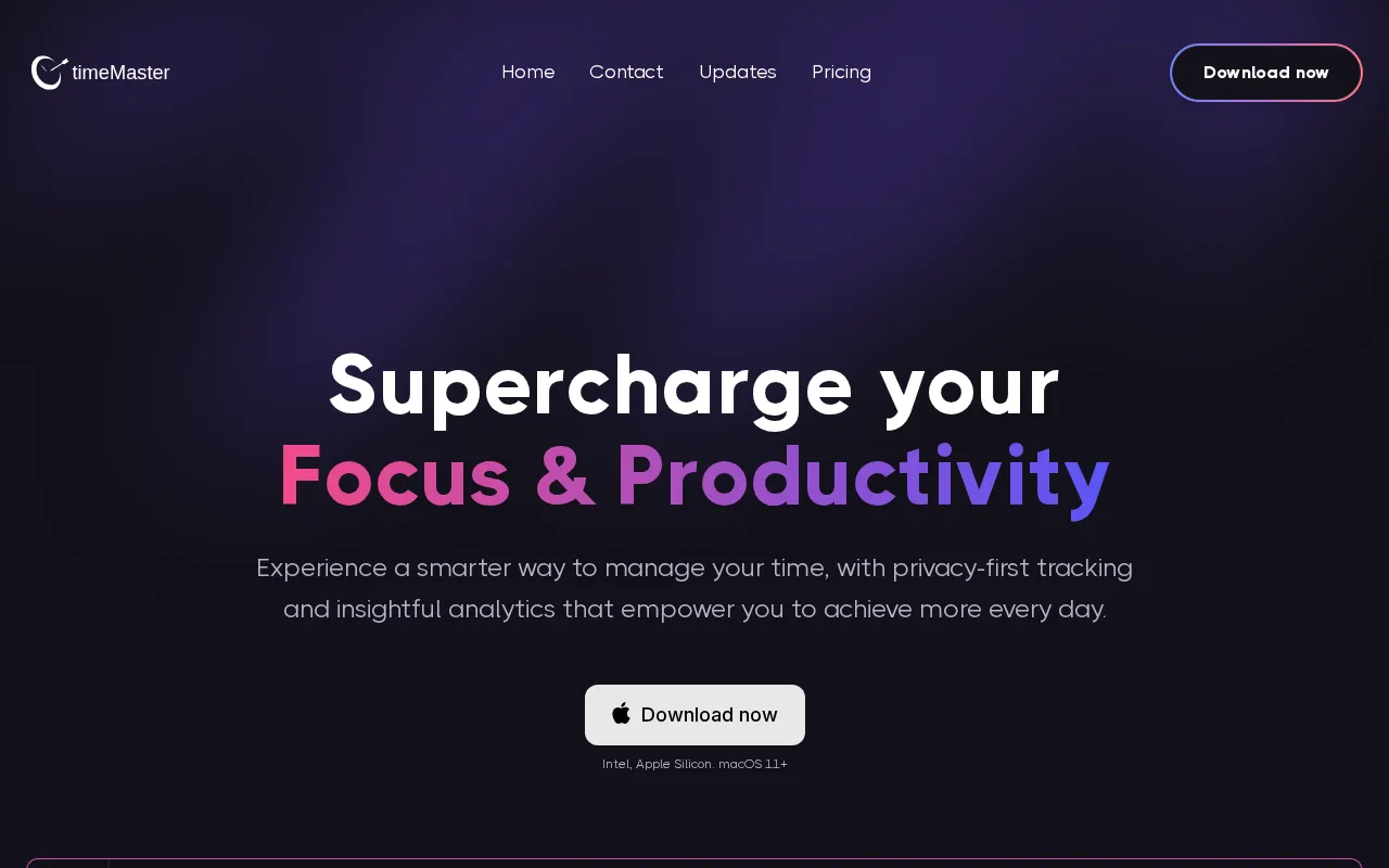 timeMaster — preview screenshot