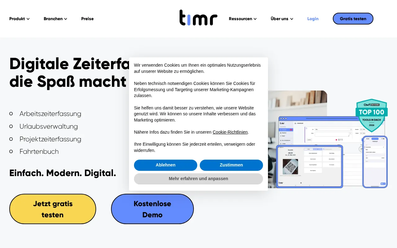 Timr — preview screenshot