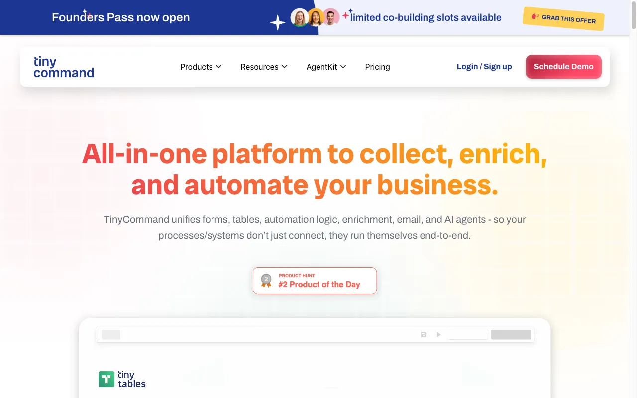 TinyCommand — preview screenshot