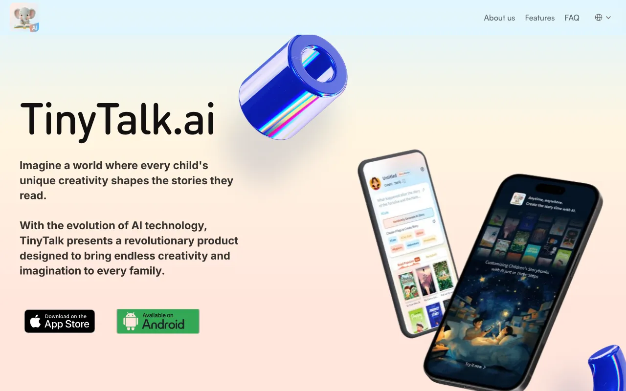 TinyTalk.ai — preview screenshot