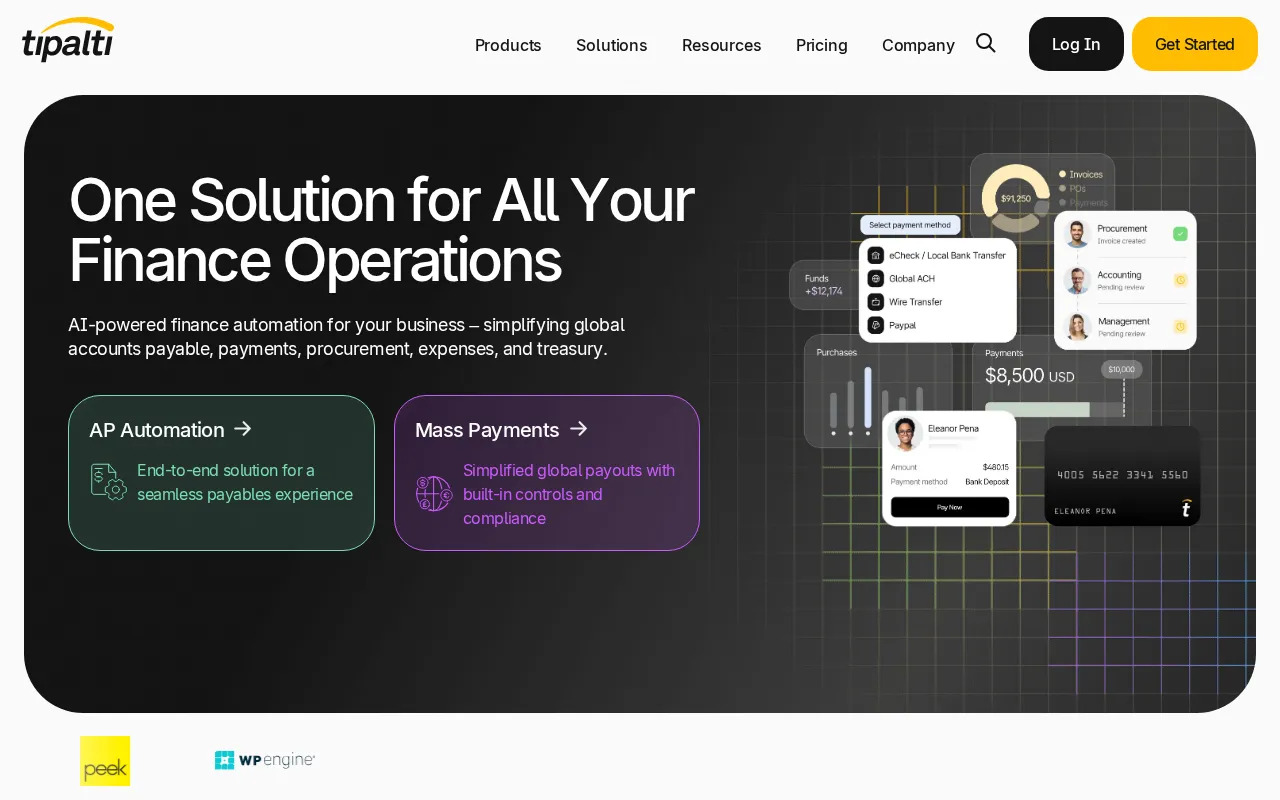Tipalti — preview screenshot