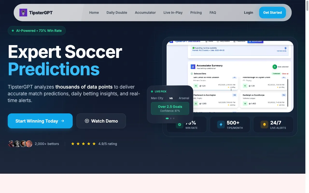 TipsterGPT — preview screenshot