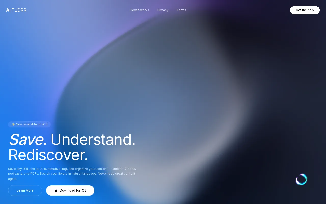 tldrr — preview screenshot