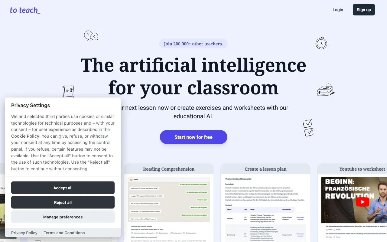 To Teach AI — preview screenshot