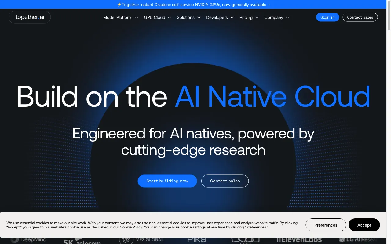 Together AI — preview screenshot