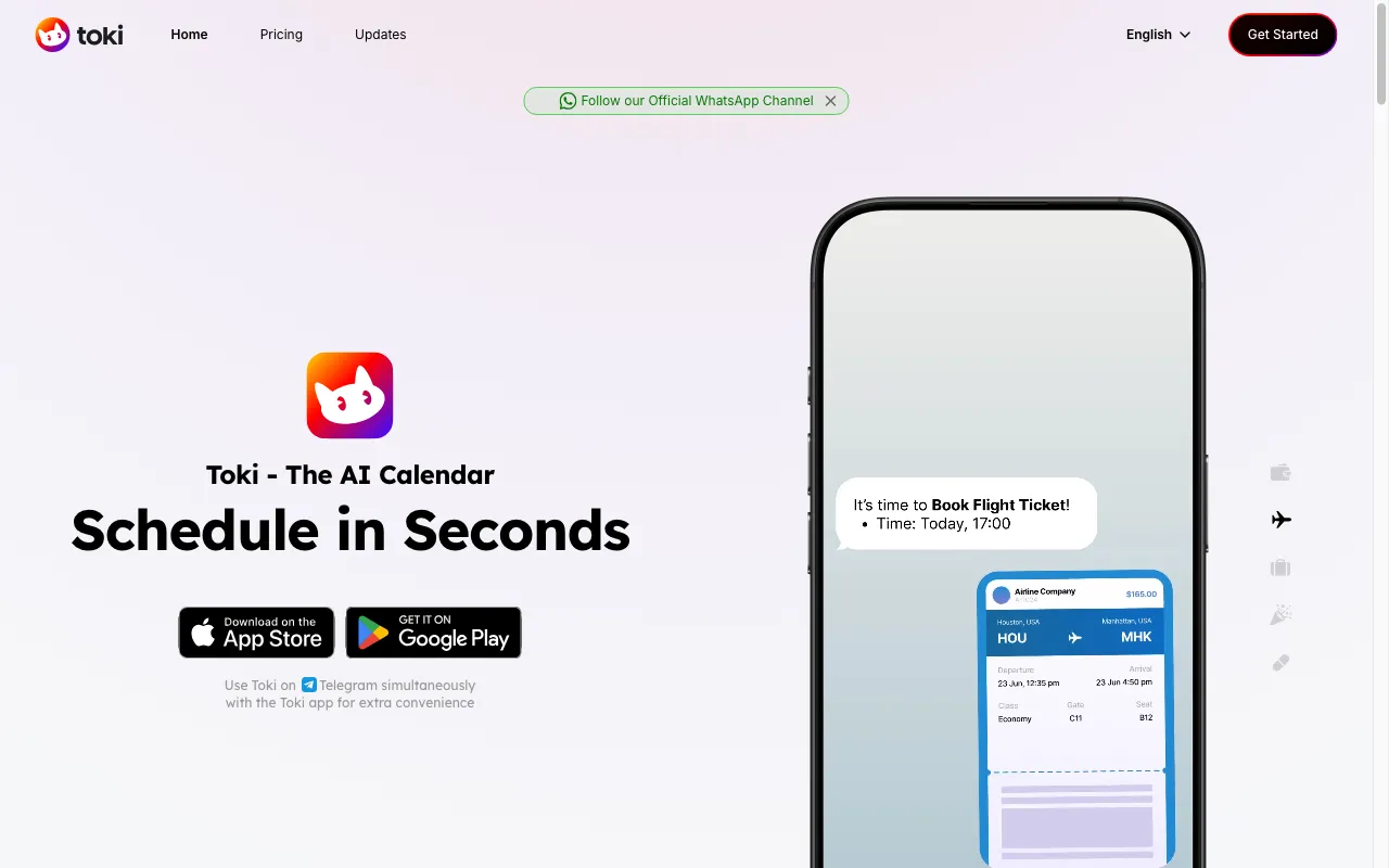 Toki (Dola AI) — preview screenshot