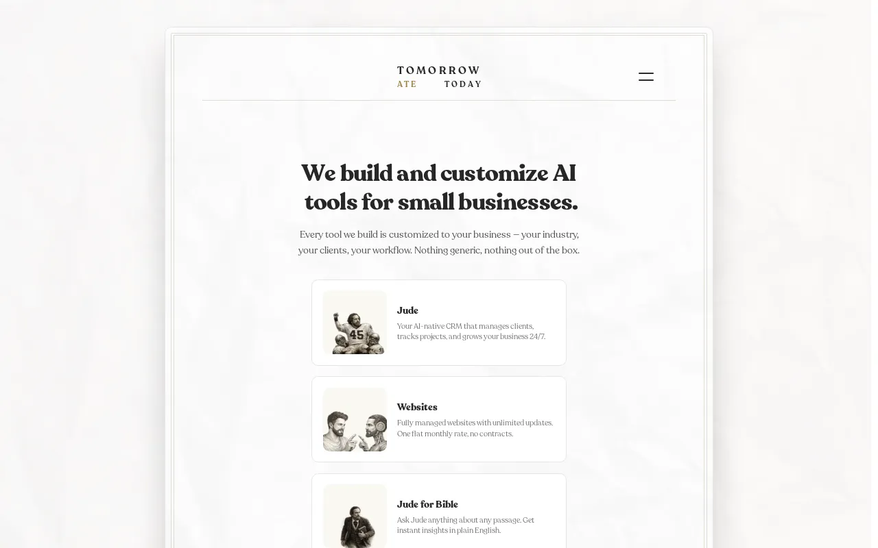 Tomorrow Ate Today — preview screenshot