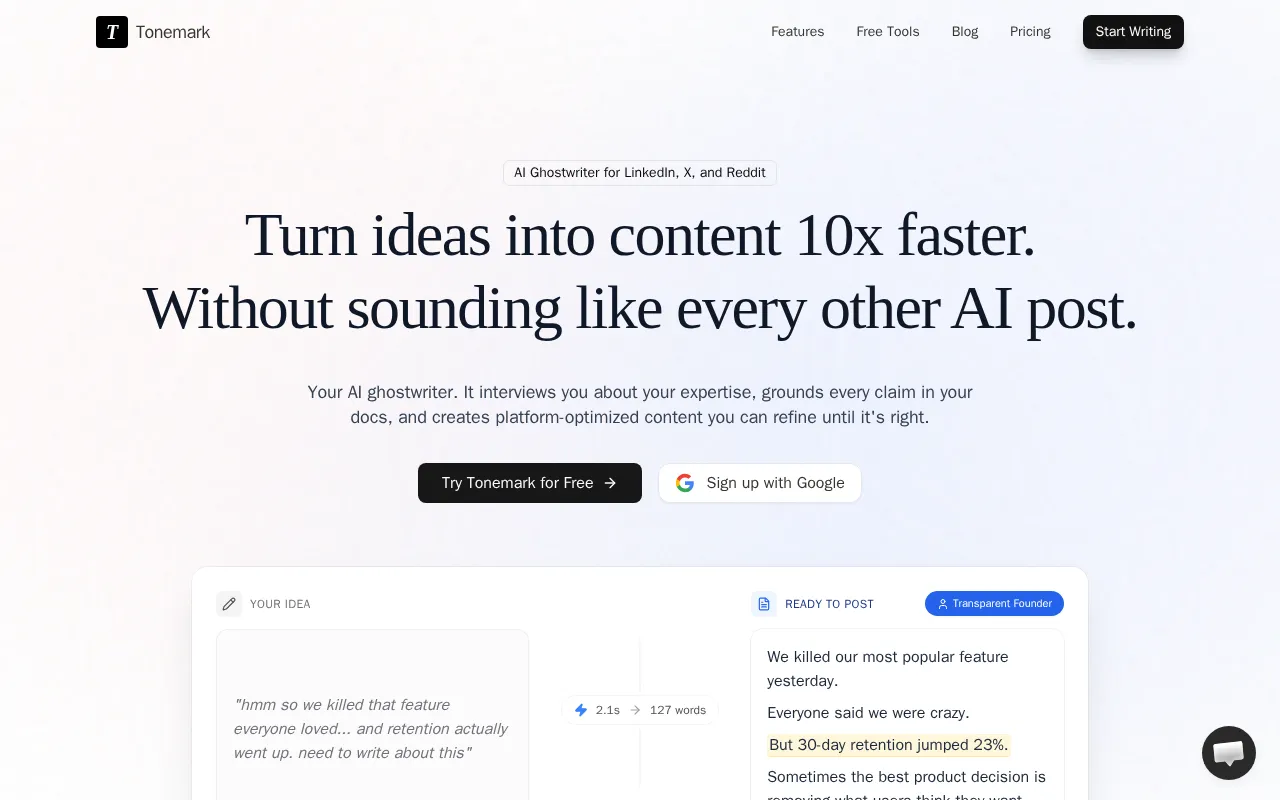 Tonemark — preview screenshot