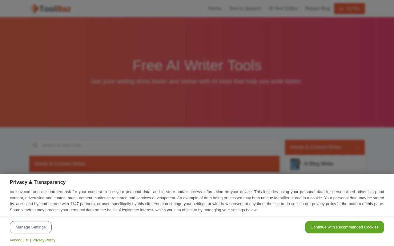 Toolbaz — preview screenshot