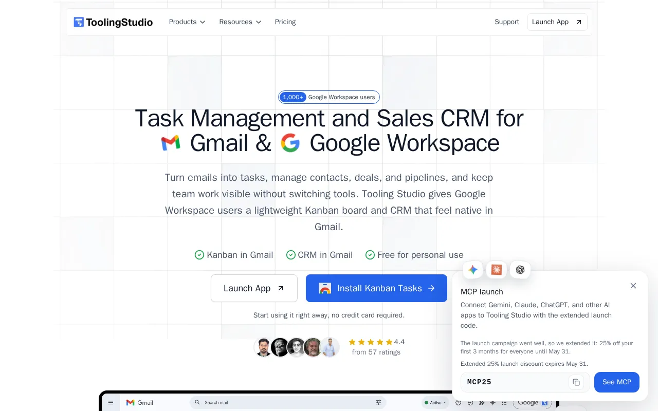 Tooling Studio — preview screenshot