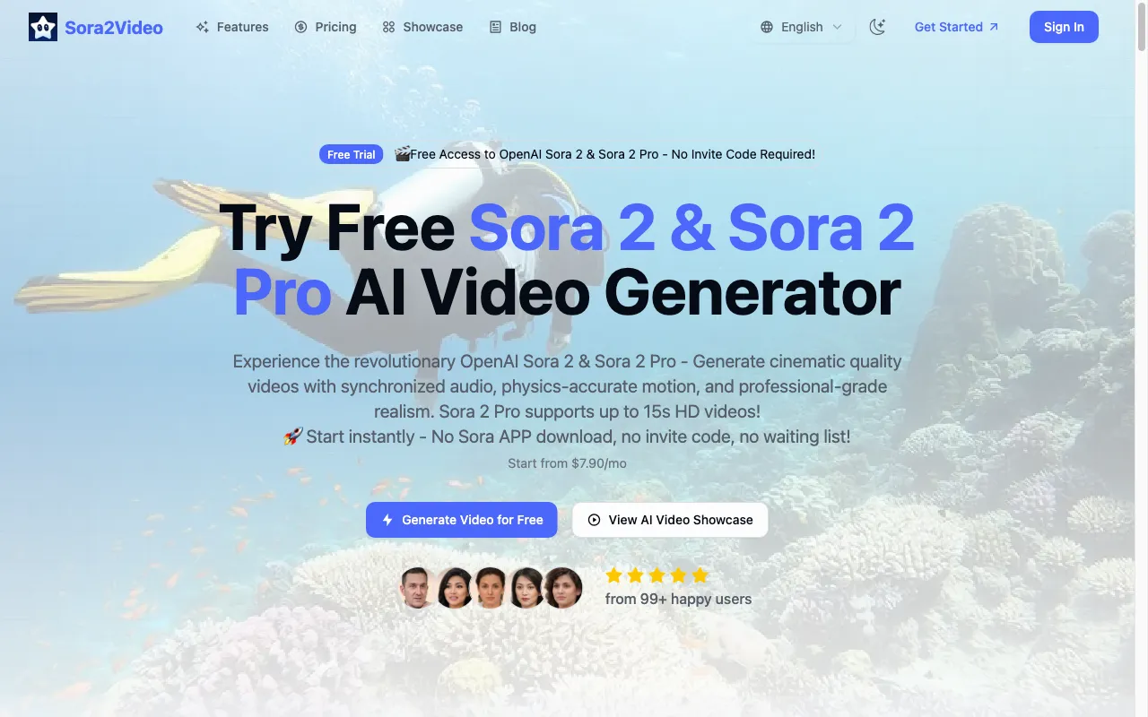 Sora2Video — preview screenshot