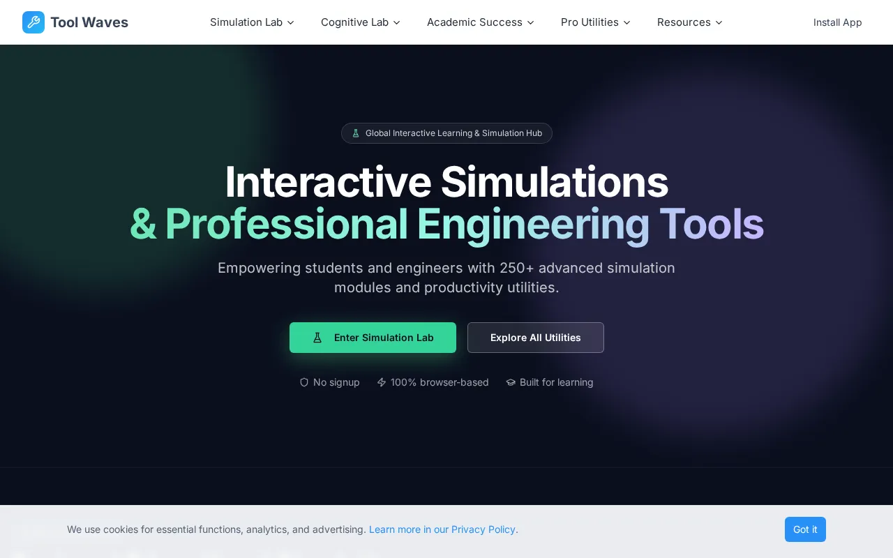 ToolWaves — preview screenshot
