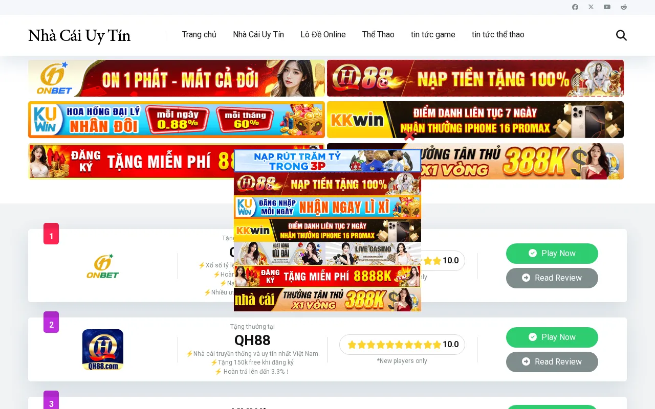 Top 10 Trang Cá Cược Bóng Đá Mới Nhất 2026 - App IOS & Android Uy Tín — preview screenshot