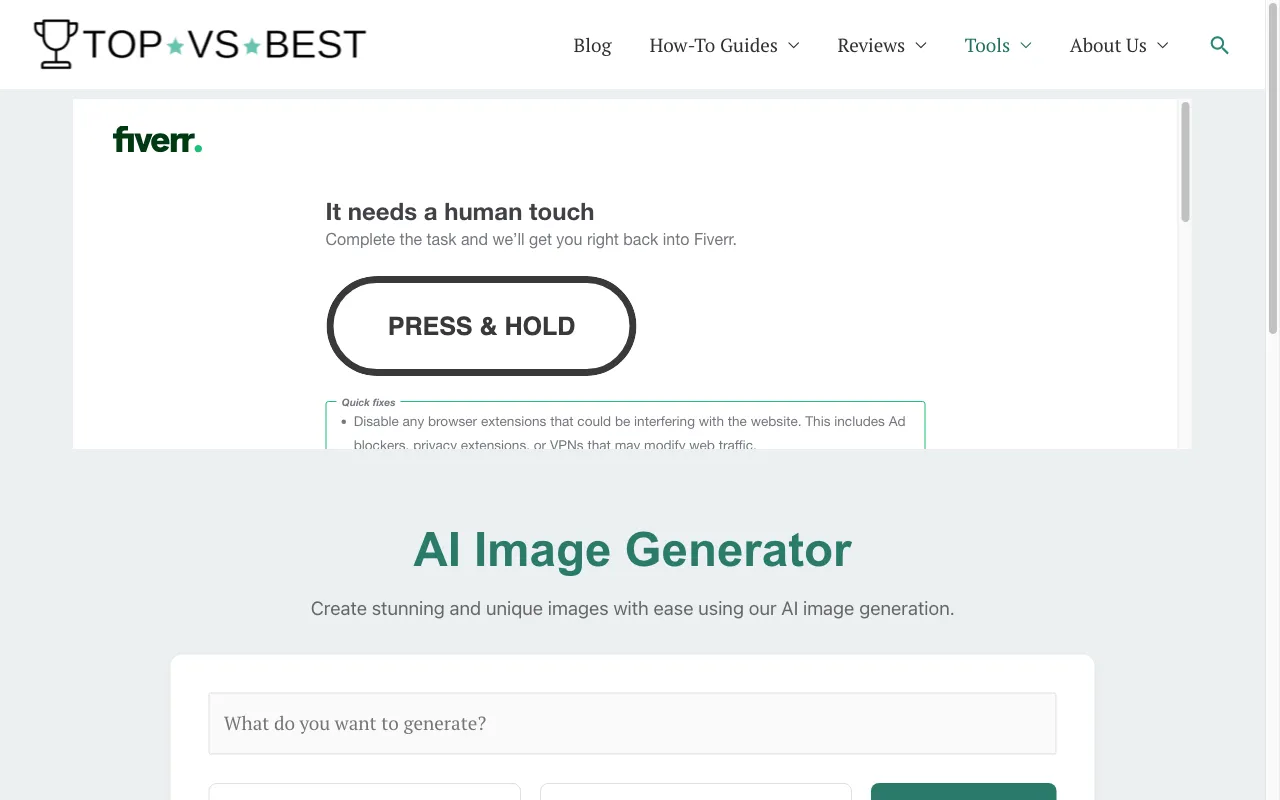TOPVSBEST.com — preview screenshot
