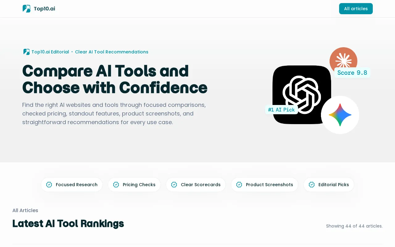 Top10.ai — preview screenshot