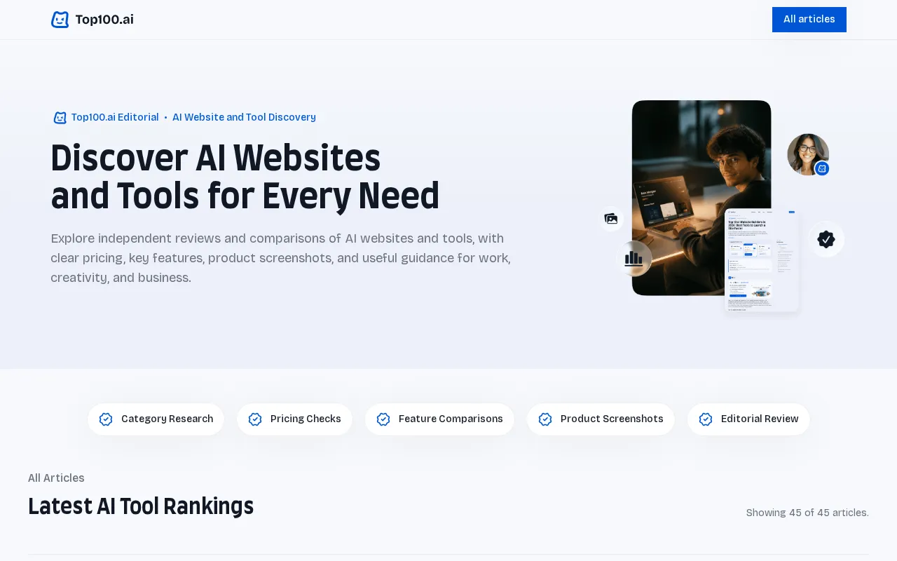 Top100.ai — preview screenshot
