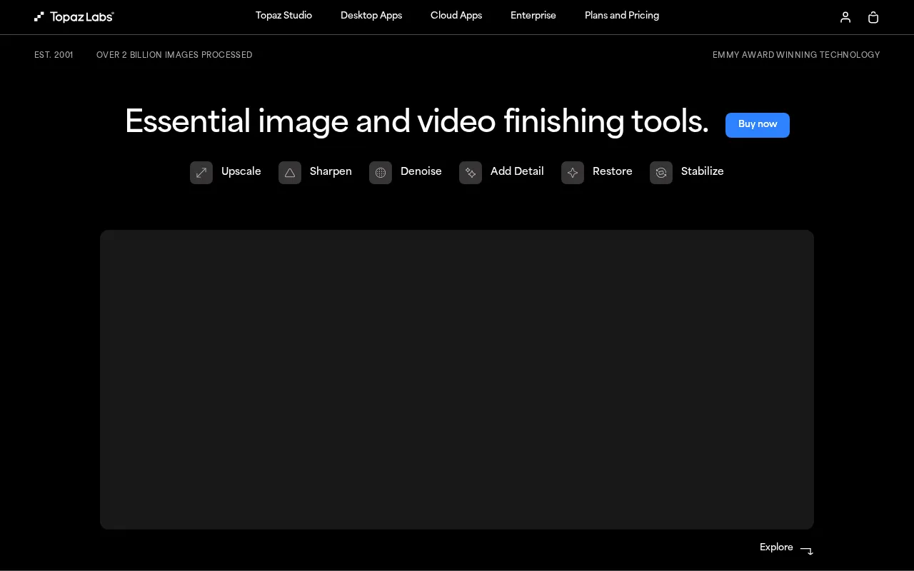 Topaz Labs — preview screenshot