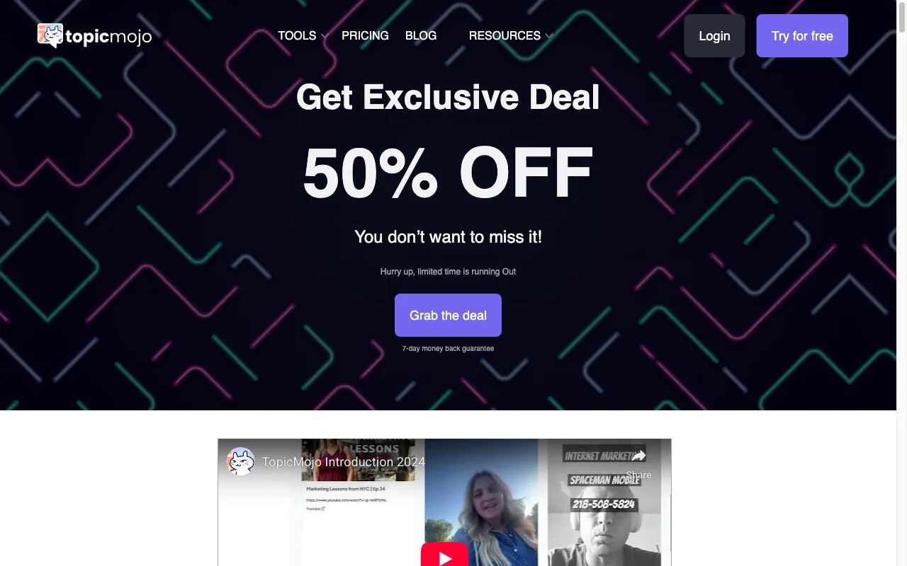 Topicmojo — preview screenshot