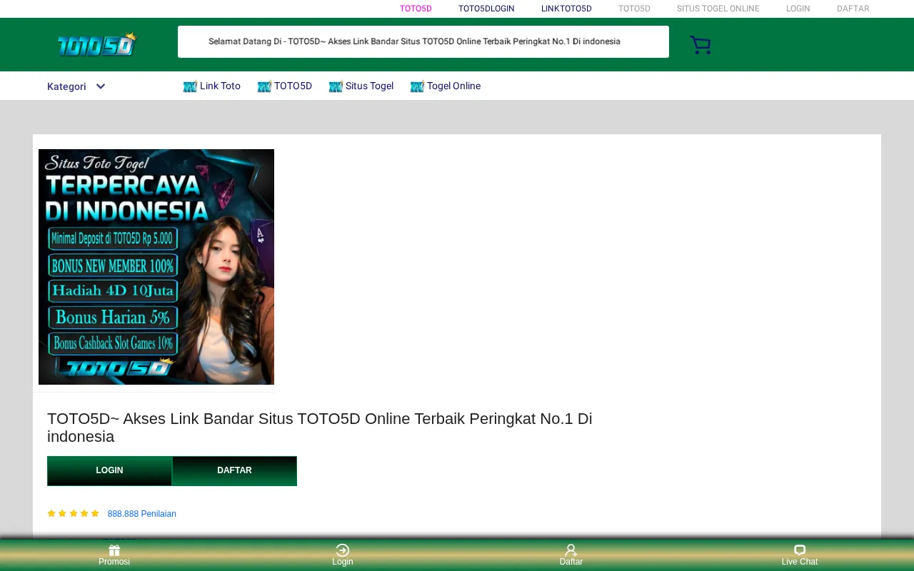 TOTO5D — preview screenshot