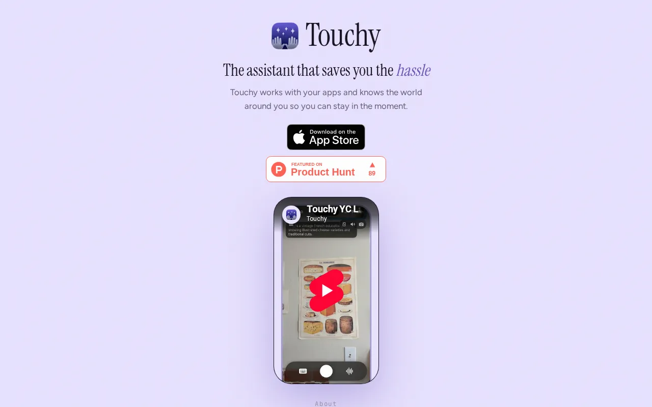 Touchy — preview screenshot