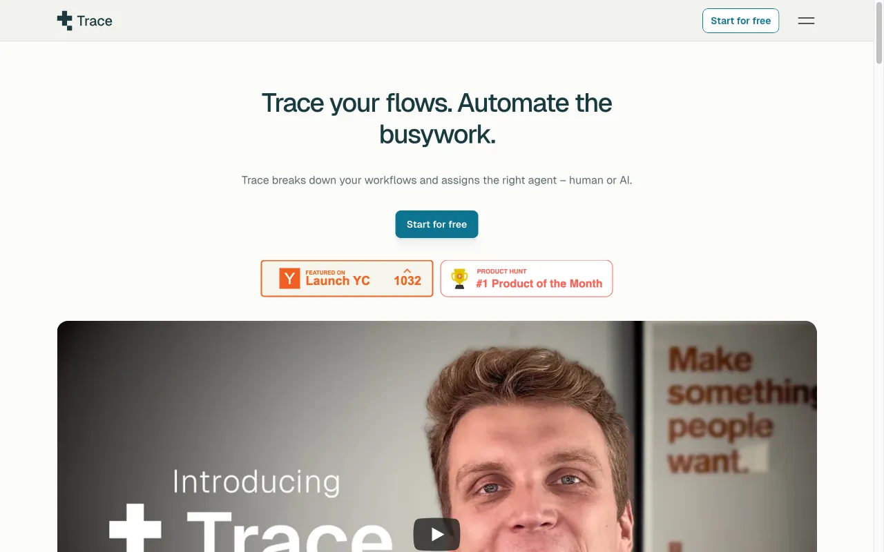 Trace — preview screenshot