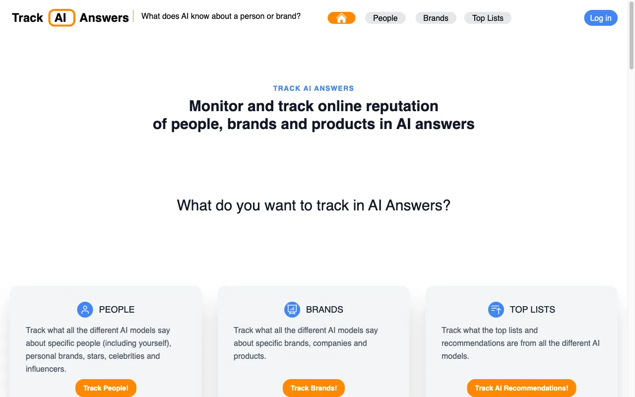 Track AI Answers — preview screenshot