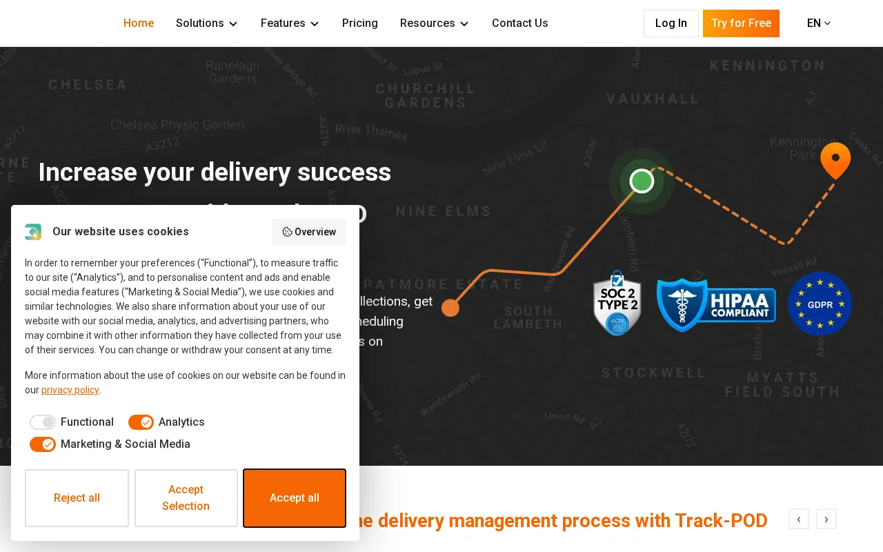 track-pod.com — preview screenshot