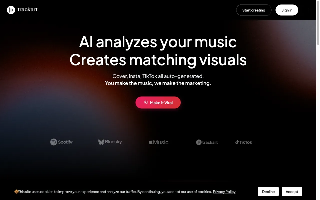trackart — preview screenshot