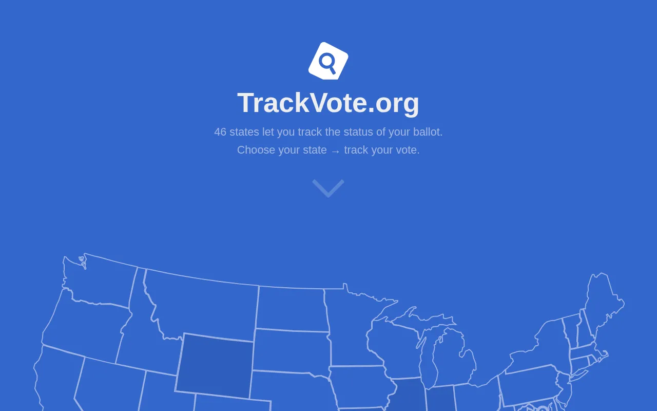 TrackVote.org — preview screenshot