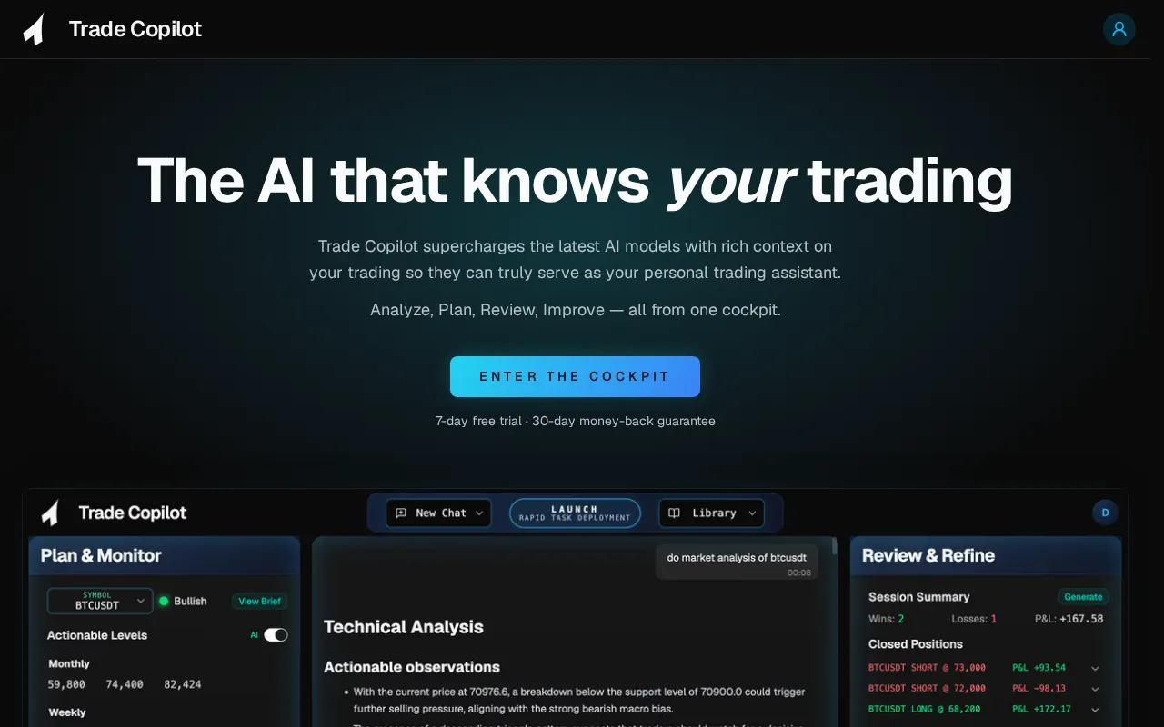 Trade Copilot — preview screenshot