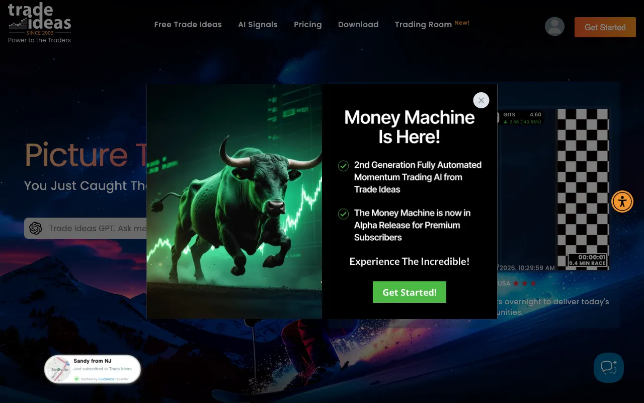 Trade Ideas — preview screenshot