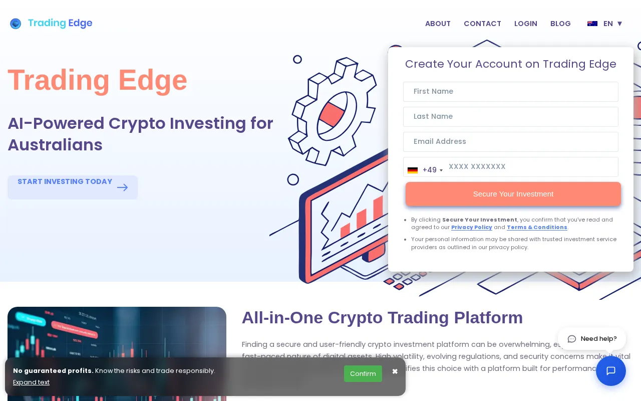 Trading Edge AI — preview screenshot