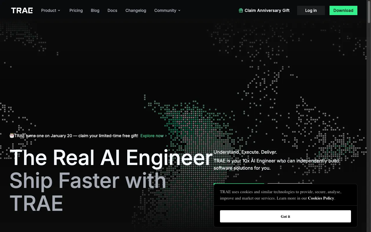 Trae — preview screenshot