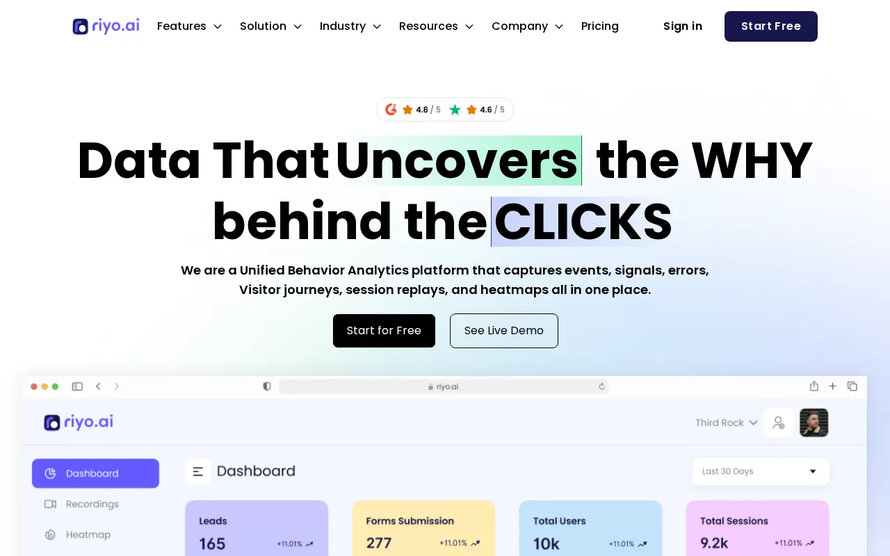 riyo.ai — preview screenshot