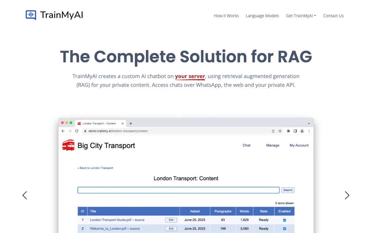 trainmy.ai — preview screenshot