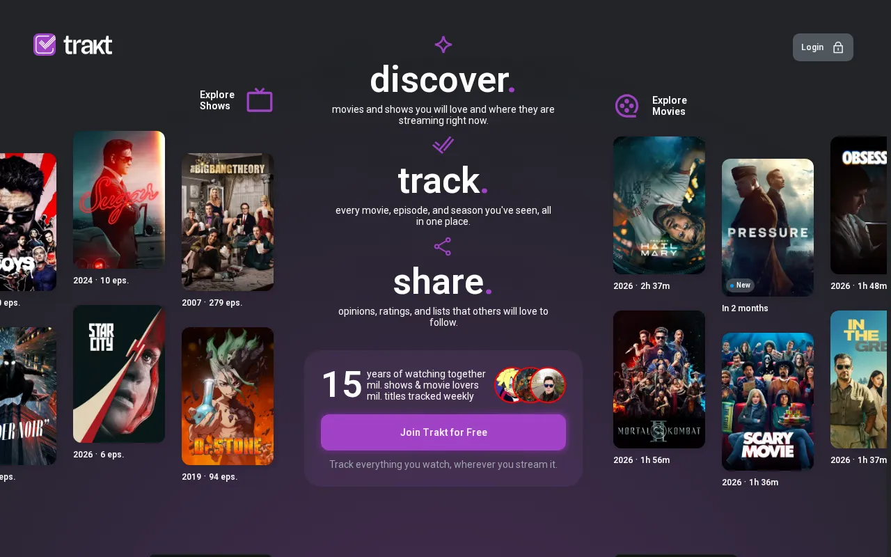 Trakt — preview screenshot