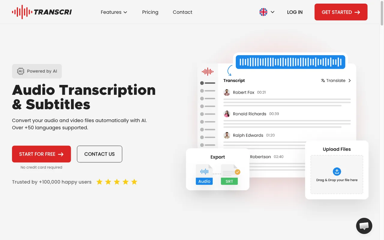Transcri — preview screenshot