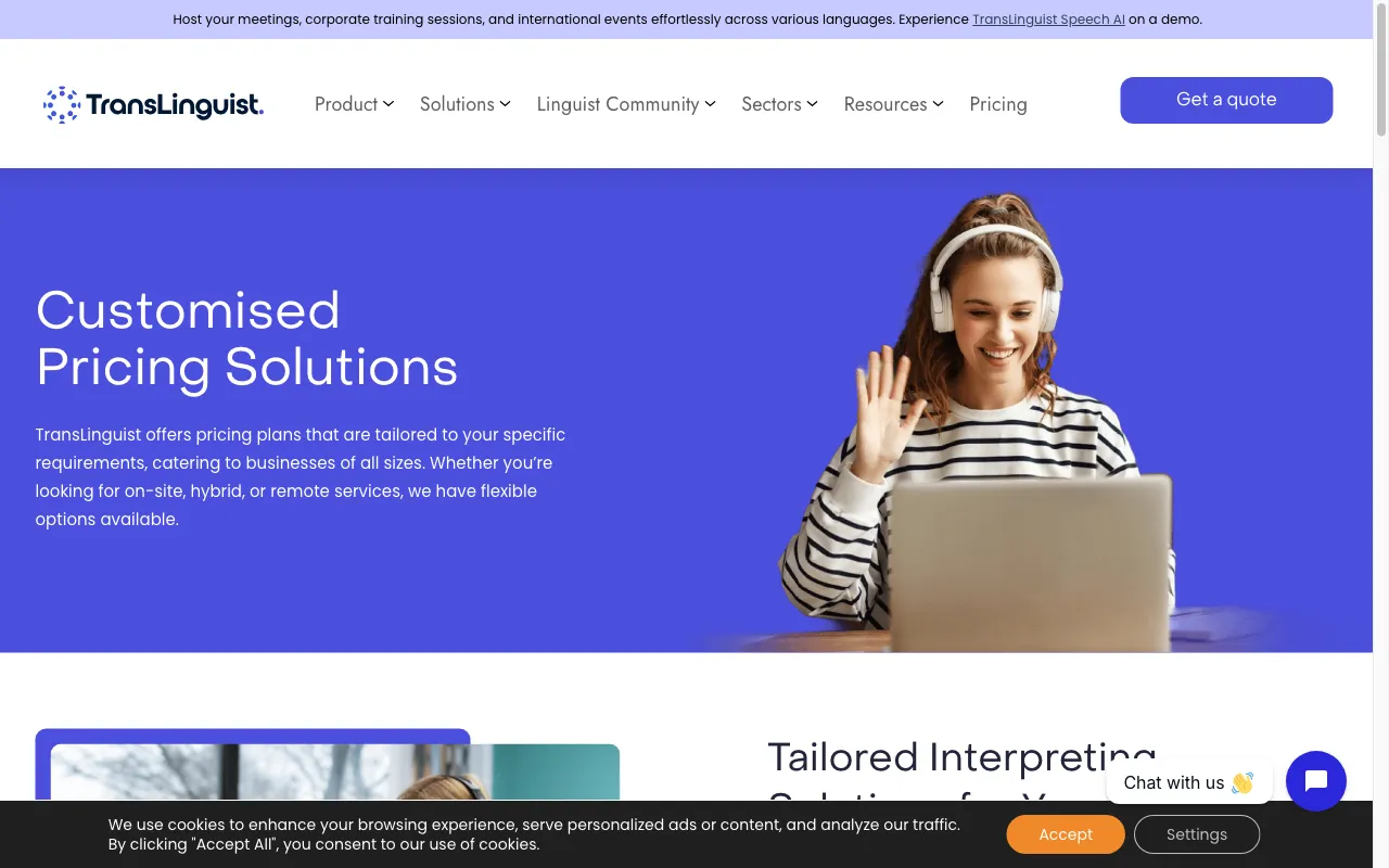 TransLinguist — pricing page