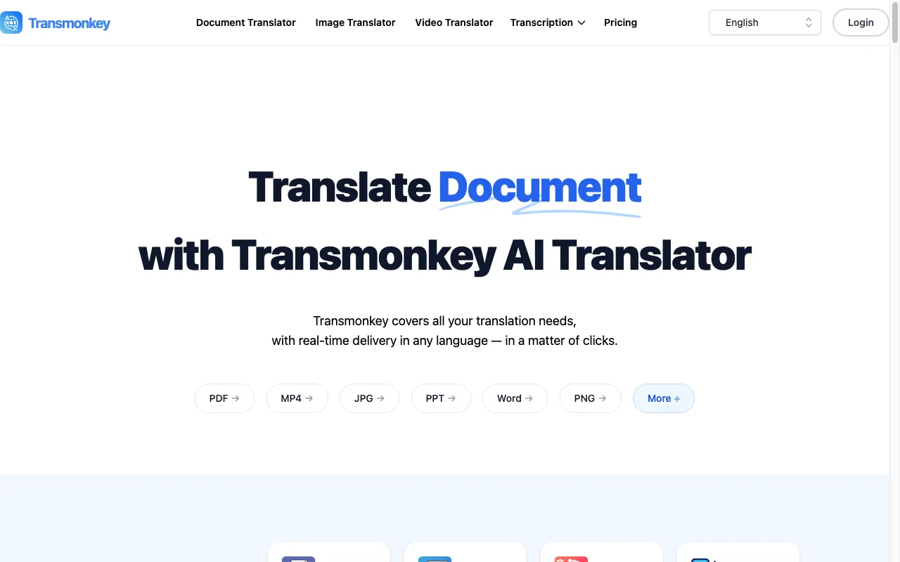 Transmonkey — preview screenshot