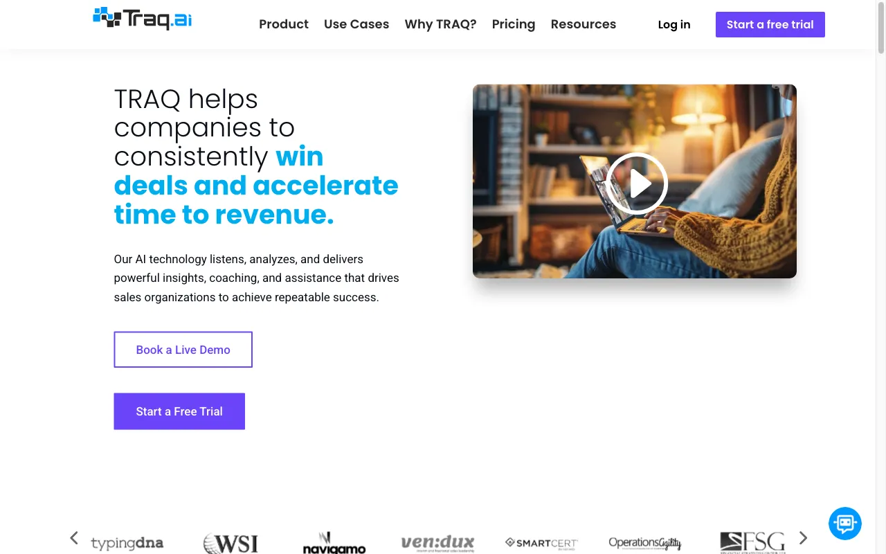 Traq ai — preview screenshot