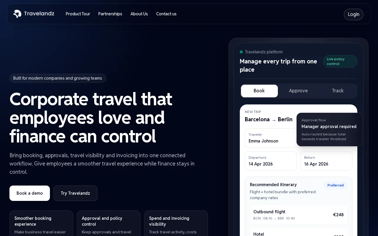 TraveLandz — preview screenshot
